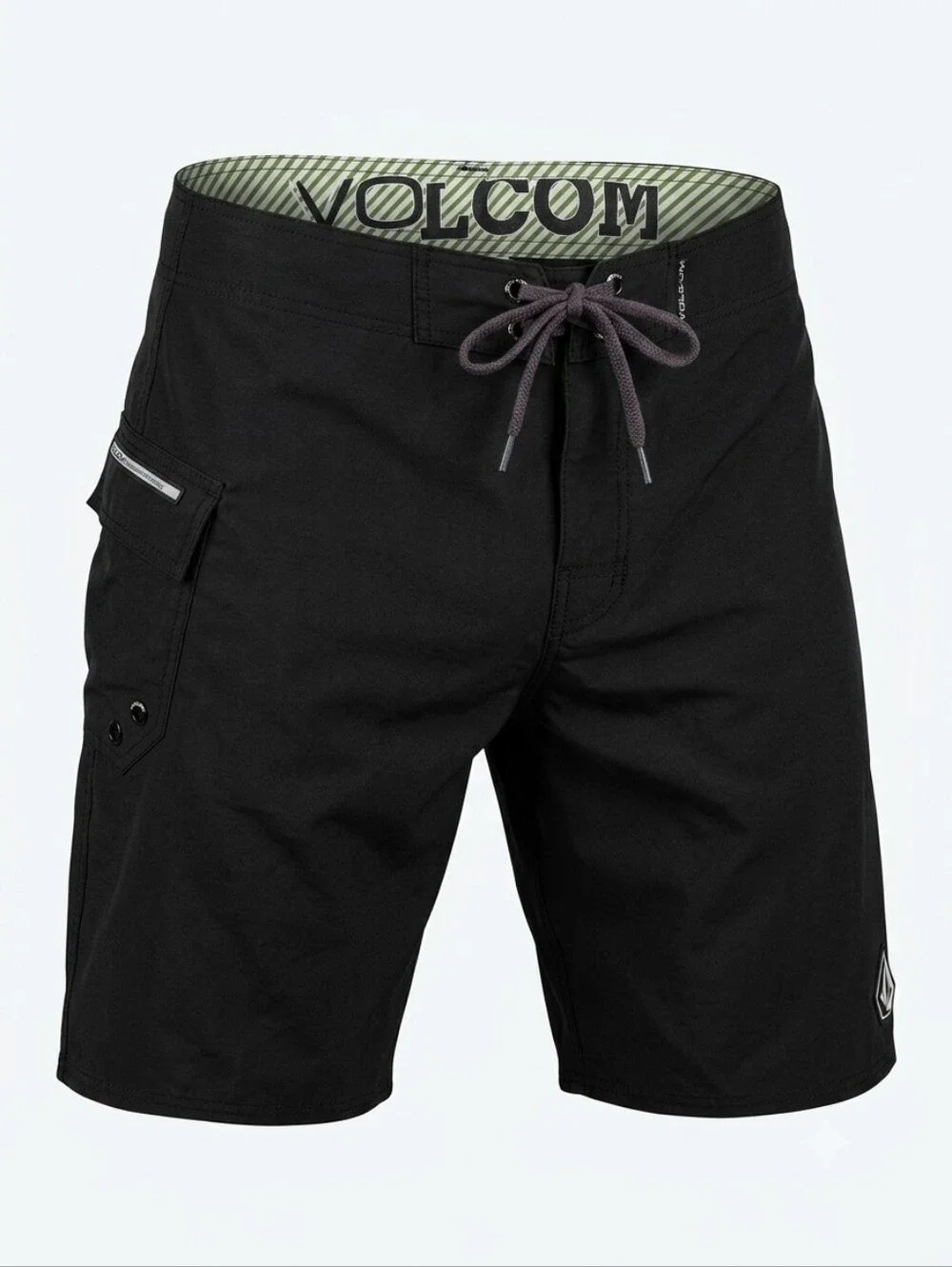 ​🌊 Volcom Modulator Technology Board Shorts Black. Bathing Suit. Size 34/L. EUC